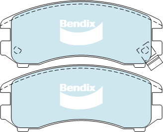Kit de plaquettes de frein, frein à disque BENDIX-SEA DB1117 GCT