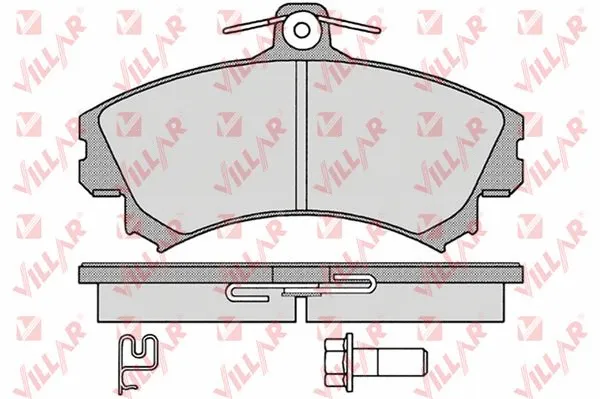 Kit de plaquettes de frein, frein à disque VILLAR 626.1221