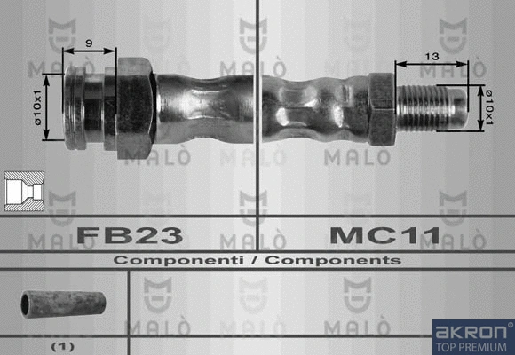 Flexible de frein AKRON-MALÒ 8385