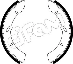 Jeu de mâchoires de frein CIFAM 153-706