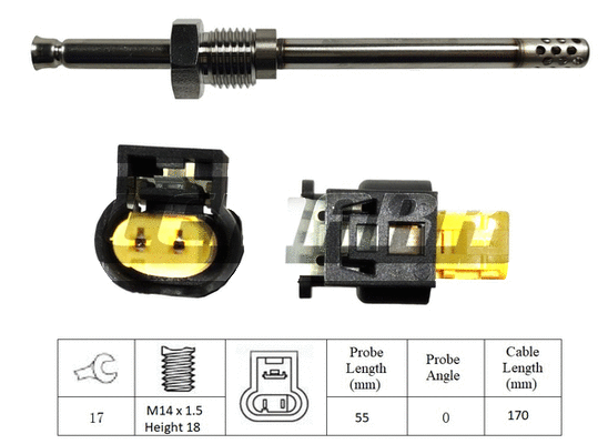 Capteur, température des gaz LEMARK LXT026