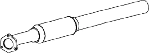 Tuyau d'échappement DINEX 74128