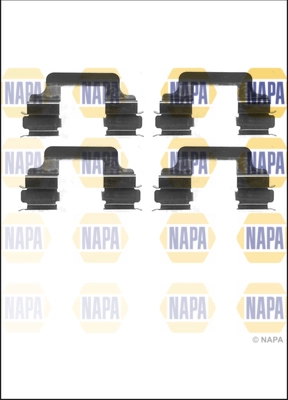 Kit d'accessoires, plaquette de frein à disque NAPA NFK1047