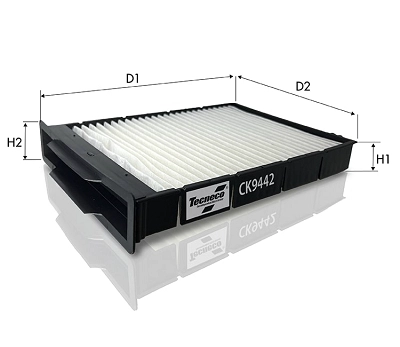 Filtre, air de l'habitacle TECNECO FILTERS CK9442