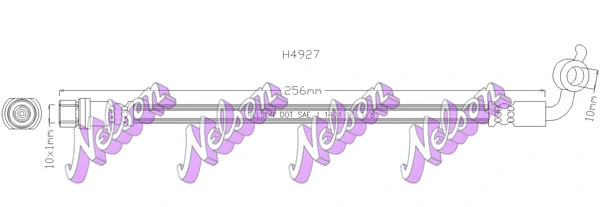 Flexible de frein KAWE H4927