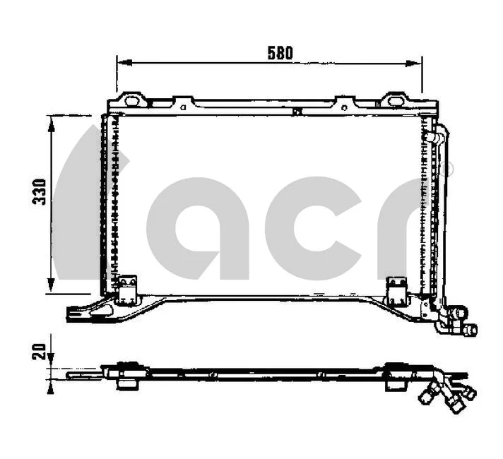 Condenseur, climatisation ACR 300287