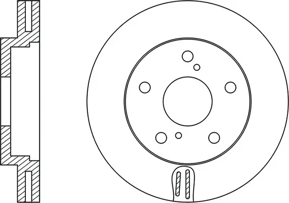 Disque de frein FIT FR0118V