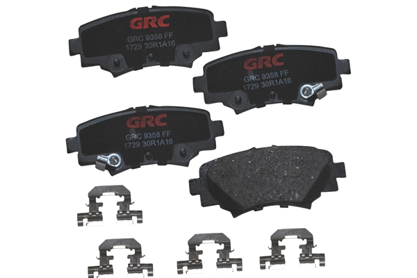 Kit de plaquettes de frein, frein à disque GRC - Ultra Brakes GCD1729