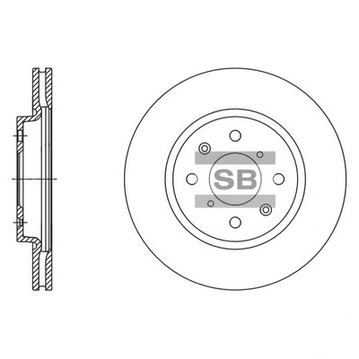 Disque de frein Hi-Q SD4804
