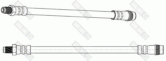 Flexible de frein GIRLING 9001270