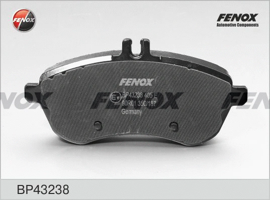 Kit de plaquettes de frein, frein à disque FENOX BP43238