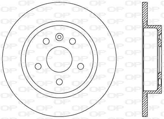 Disque de frein OPEN PARTS BDR2537.10