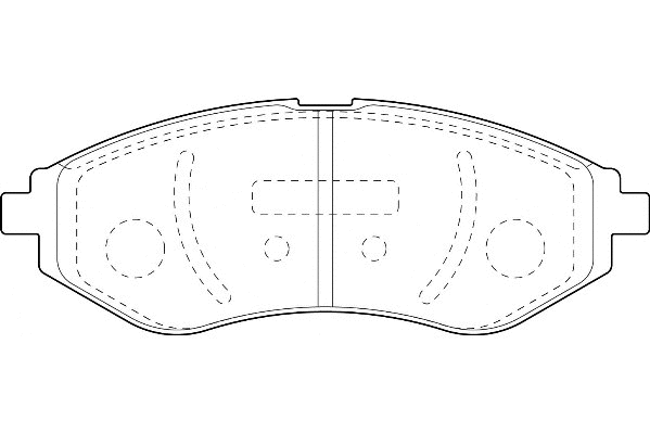 Kit de plaquettes de frein, frein à disque Omnicraft 2134934