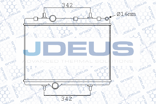 Radiateur, refroidissement du moteur JDEUS 007M58