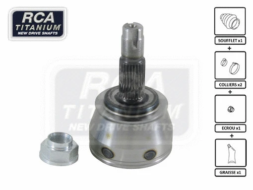 Jeu de joints, arbre de transmission RCA FRANCE FI110