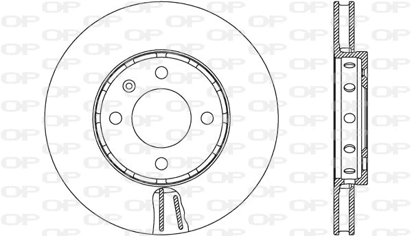 Disque de frein OPEN PARTS BDA2663.20