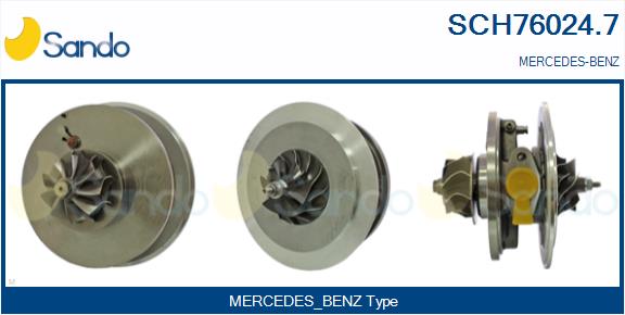 Groupe carter, turbocompresseur SANDO SCH76024.7
