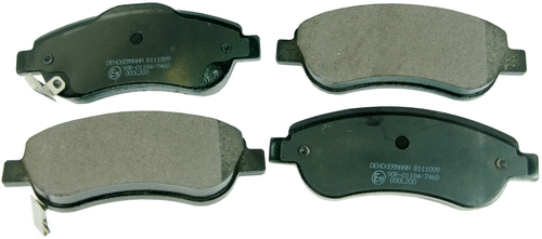 Kit de plaquettes de frein, frein à disque DENCKERMANN B111009