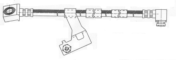 Flexible de frein CEF 511550