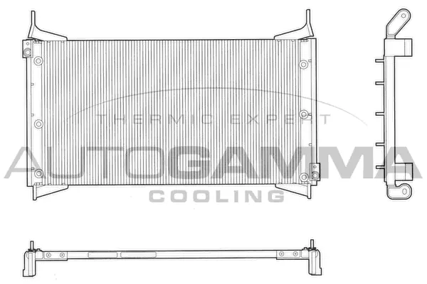 Condenseur, climatisation AUTOGAMMA 103193