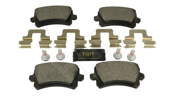 Kit de plaquettes de frein, frein à disque HART 249 174