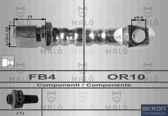 Flexible de frein AKRON-MALÒ 8321