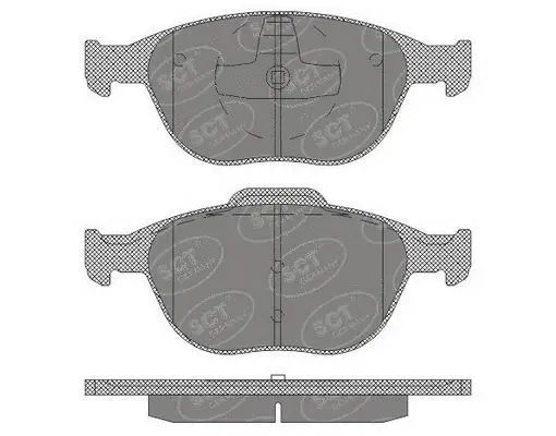 Kit de plaquettes de frein, frein à disque SCT - MANNOL SP 625 PR