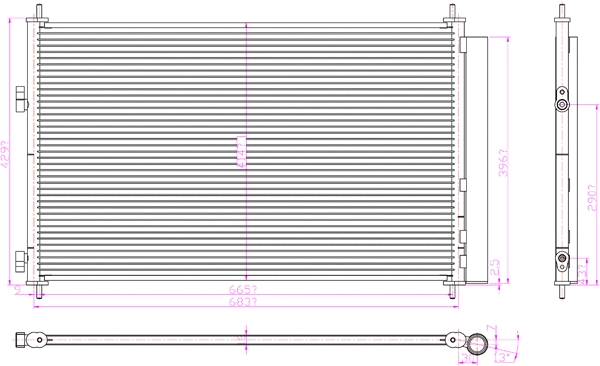 Condenseur, climatisation PowerMax 7110279
