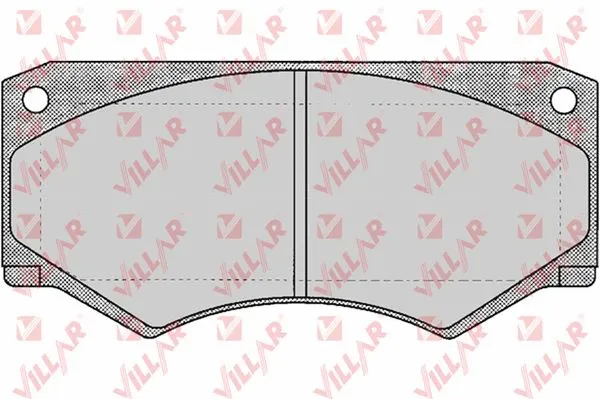 Kit de plaquettes de frein, frein à disque VILLAR 626.0180