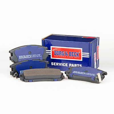 Kit de plaquettes de frein, frein à disque BORG & BECK BBP1517