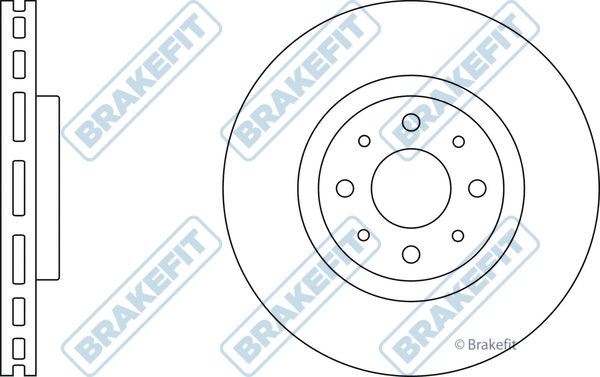 Disque de frein APEC SDK6421