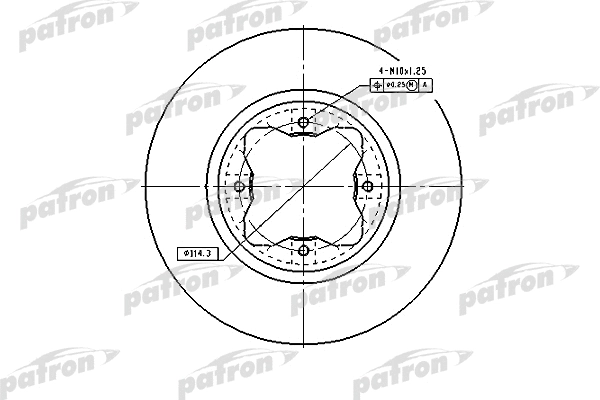 Disque de frein PATRON PBD2024