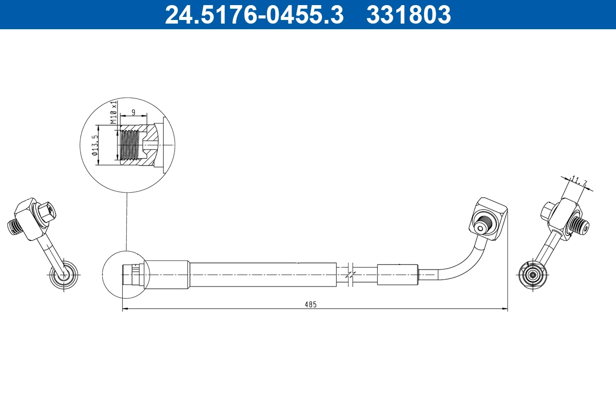 Flexible de frein ATE 24.5176-0455.3