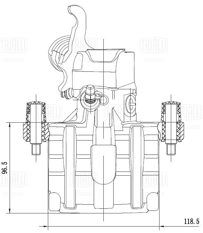Étrier de frein TRIALLI CF 032194