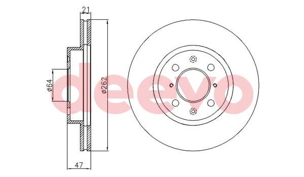 Disque de frein DEEVO BD11360