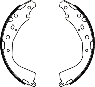 Jeu de mâchoires de frein SB BS21005