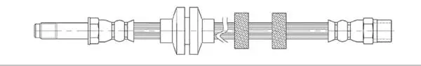 Flexible de frein Technika 24946