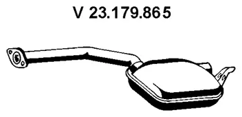 Silencieux avant EBERSPÄCHER 23.179.865