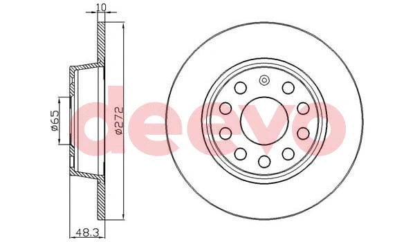 Disque de frein DEEVO BD25000