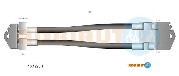 Flexible de frein ADRIAUTO 13.1228.1