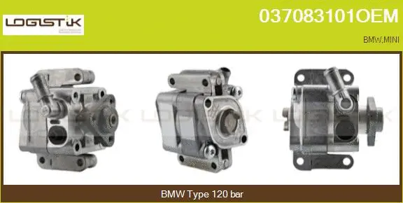 Pompe hydraulique, direction LGK 037083101OEM
