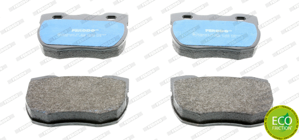 Kit de plaquettes de frein, frein à disque FERODO FDB747