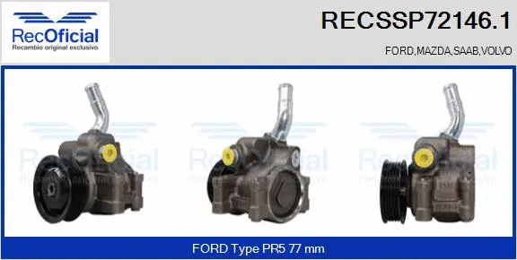Pompe hydraulique, direction RECOFICIAL RECSSP72146.1