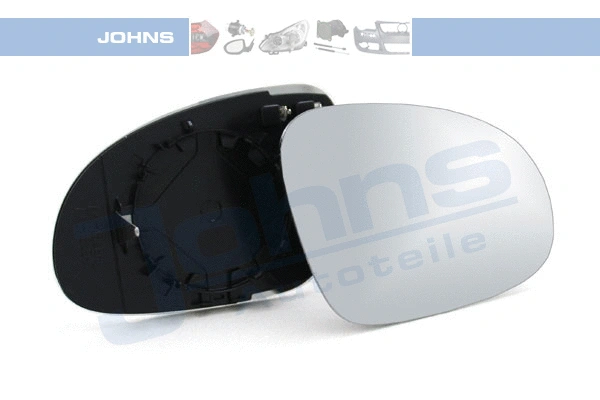 Verre de rétroviseur, rétroviseur extérieur JOHNS 95 41 38-81