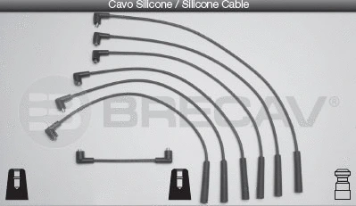 Kit de câbles d'allumage BRECAV 28.501