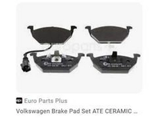 Kit de plaquettes de frein, frein à disque ZPY 1J0698151F