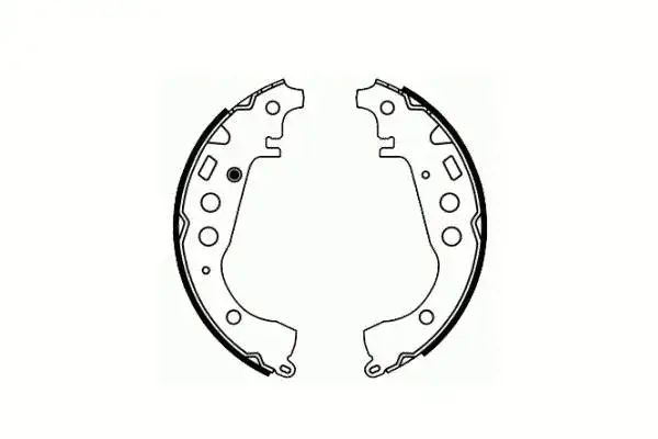 Jeu de mâchoires de frein SCT - MANNOL SS 547