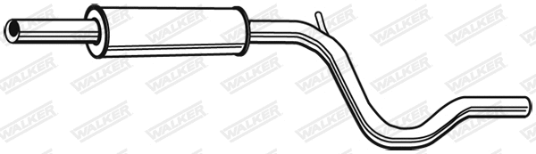 Silencieux central WALKER 21430