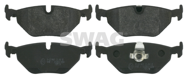 Kit de plaquettes de frein, frein à disque SWAG 20 91 6190