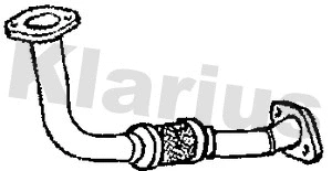 Tuyau d'échappement KLARIUS 301617